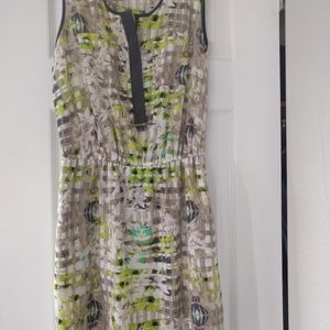 Tank dress with zipper front